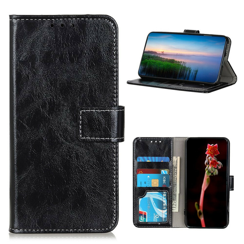 Housse Huawei PSmart Plus 2021 Brillante et Coutures Apparentes Housse Huawei PSmart Plus 2021 Brillante et Coutures Apparentes