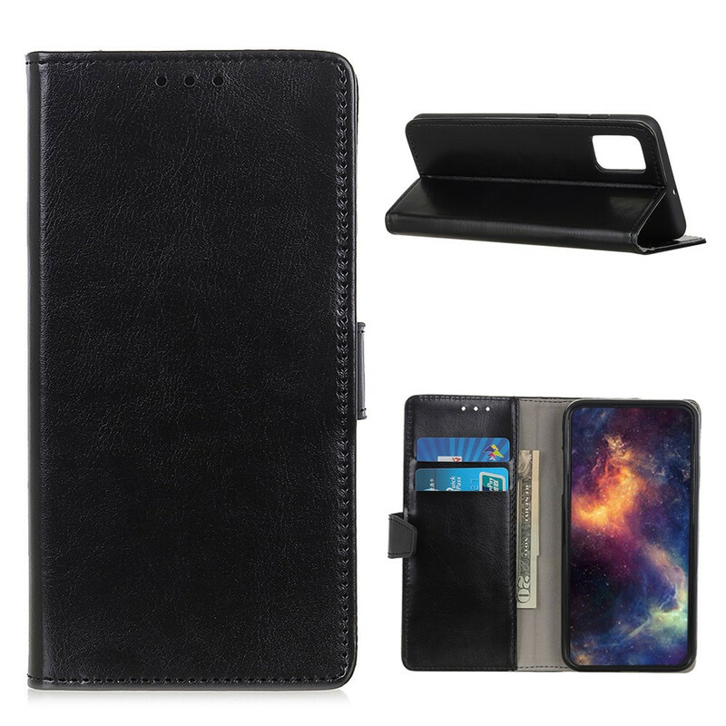 Housse Huawei P Smart 2021 Effet Cuir Brillant Simple Housse Huawei P Smart 2021 Effet Cuir Brillant Simple