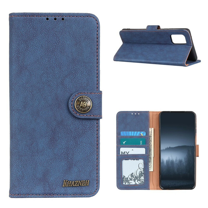 Housse Huawei P Smart 2021 Simili Cuir Fendu Rétro KHAZNEH Housse Huawei P Smart 2021 Simili Cuir Fendu Rétro KHAZNEH