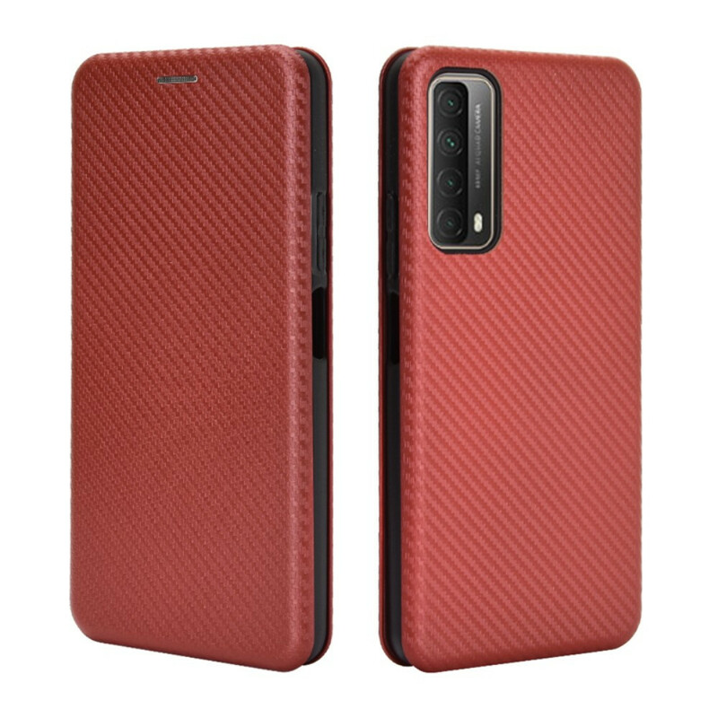 Flip Cover Huawei P Smart 2021 Fibre Carbone Flip Cover Huawei P Smart 2021 Fibre Carbone
