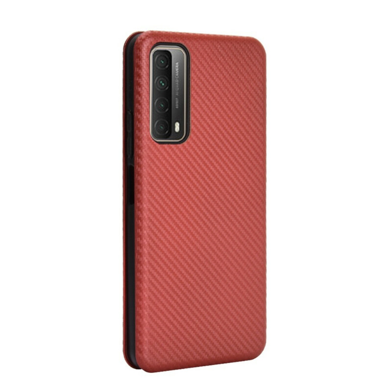 Flip Cover Huawei P Smart 2021 Fibre Carbone Flip Cover Huawei P Smart 2021 Fibre Carbone