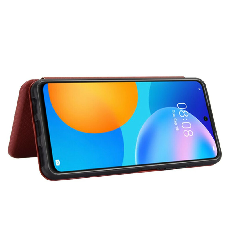 Flip Cover Huawei P Smart 2021 Fibre Carbone Flip Cover Huawei P Smart 2021 Fibre Carbone