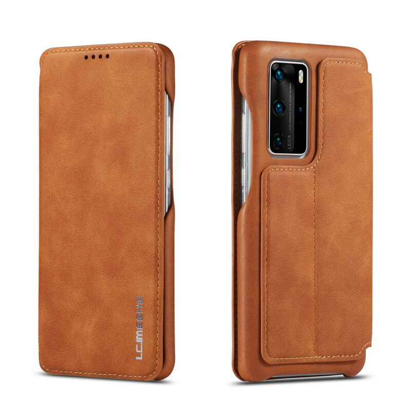 Flip Cover Huawei P40 LC.IMEEKE Effet Cuir