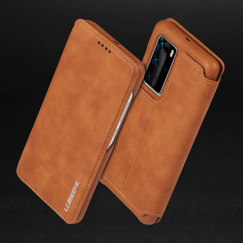Flip Cover Huawei P40 LC.IMEEKE Effet Cuir Flip Cover Huawei P40 LC.IMEEKE Effet Cuir