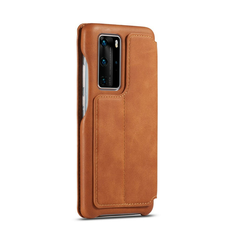 Flip Cover Huawei P40 LC.IMEEKE Effet Cuir Flip Cover Huawei P40 LC.IMEEKE Effet Cuir