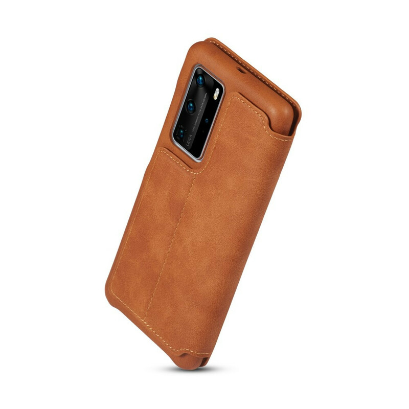 Flip Cover Huawei P40 LC.IMEEKE Effet Cuir Flip Cover Huawei P40 LC.IMEEKE Effet Cuir