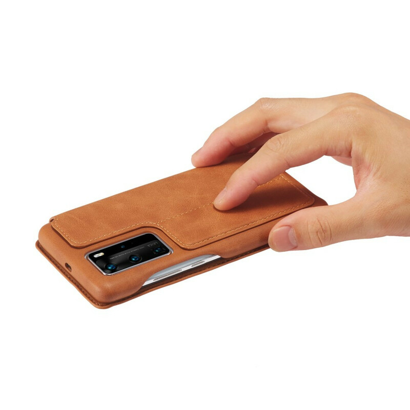 Flip Cover Huawei P40 LC.IMEEKE Effet Cuir Flip Cover Huawei P40 LC.IMEEKE Effet Cuir