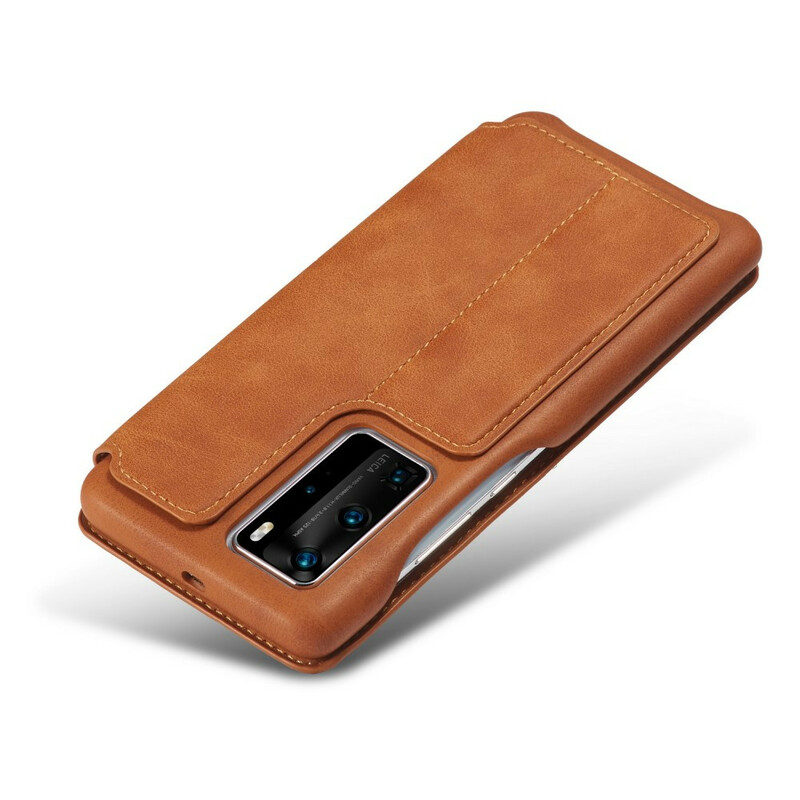 Flip Cover Huawei P40 LC.IMEEKE Effet Cuir Flip Cover Huawei P40 LC.IMEEKE Effet Cuir