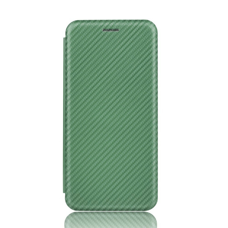 Flip Cover Xiaomi Mi 10T Lite Fibre Carbone avec Anneau Support Flip Cover Xiaomi Mi 10T Lite Fibre Carbone avec Anneau Support