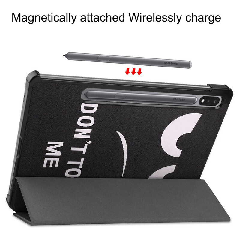 Smart Case Samsung Galaxy Tab S7 Porte-Stylet Don't Touch Me Smart Case Samsung Galaxy Tab S7 Porte-Stylet Don't Touch Me