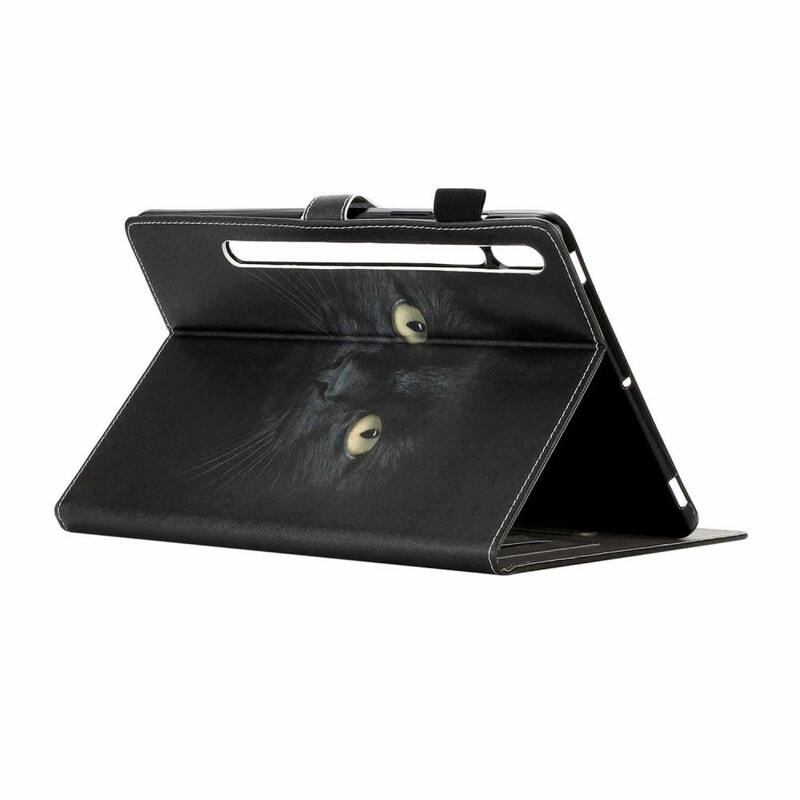 Housse Samsung Galaxy Tab S7 Chat Noir Housse Samsung Galaxy Tab S7 Chat Noir