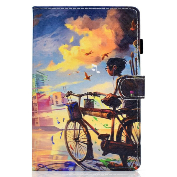 Housse Samsung Galaxy Tab S7 Vélo Art