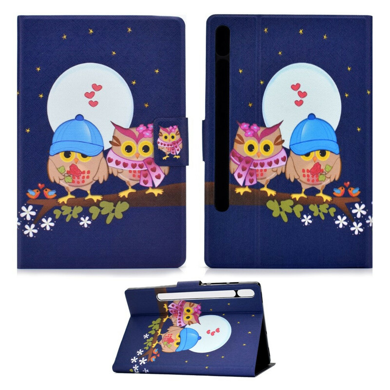 Housse Samsung Galaxy Tab S7 Hiboux Fun Housse Samsung Galaxy Tab S7 Hiboux Fun