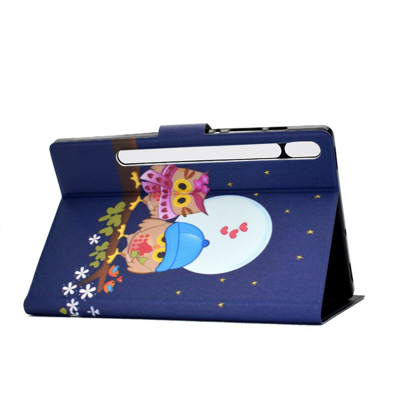 Housse Samsung Galaxy Tab S7 Hiboux Fun Housse Samsung Galaxy Tab S7 Hiboux Fun