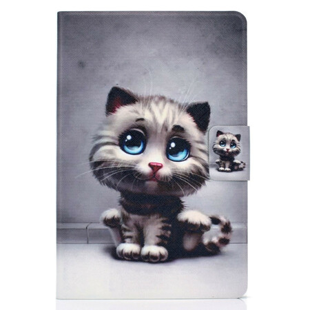 Housse Samsung Galaxy Tab S7 Chaton Yeux Bleus