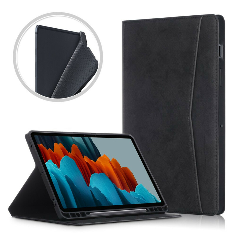 Étui Samsung Galaxy Tab S7 Effet Cuir Business Étui Samsung Galaxy Tab S7 Effet Cuir Business