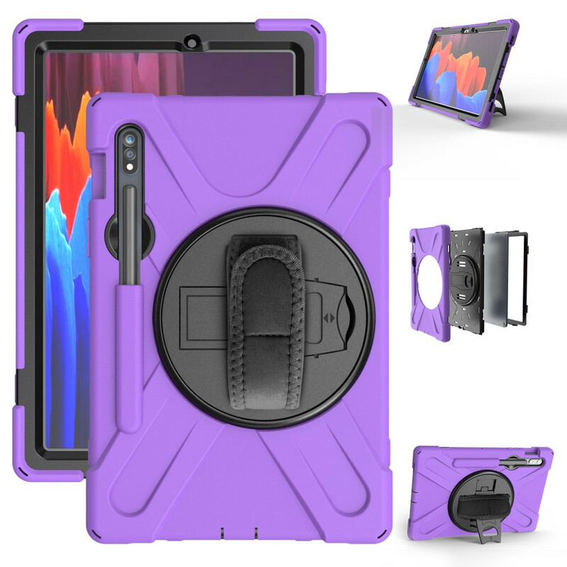 Coque Samsung Galaxy Tab S7 Utra Résistante avec Sangle Coque Samsung Galaxy Tab S7 Utra Résistante avec Sangle