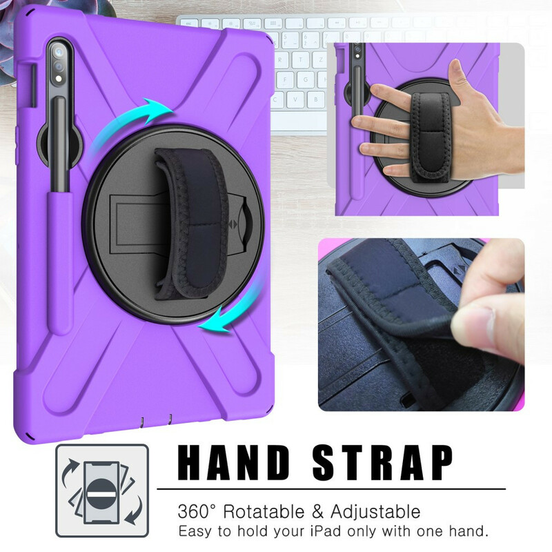 Coque Samsung Galaxy Tab S7 Utra Résistante avec Sangle Coque Samsung Galaxy Tab S7 Utra Résistante avec Sangle