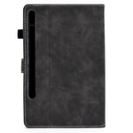 Housse Samsung Galaxy Tab S7 Effet Cuir Design Vintage Housse Samsung Galaxy Tab S7 Effet Cuir Design Vintage