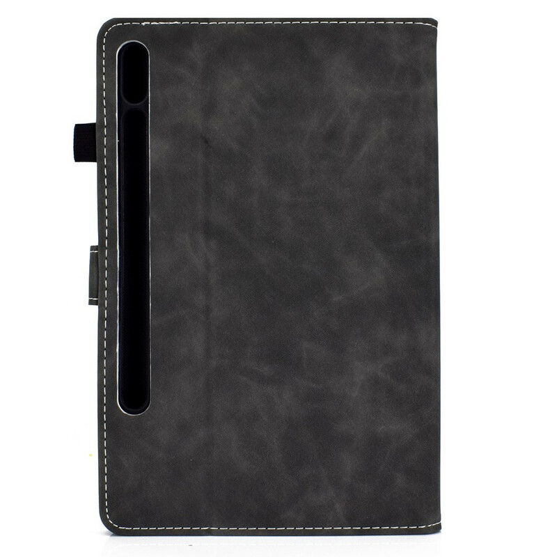 Housse Samsung Galaxy Tab S7 Effet Cuir Design Vintage Housse Samsung Galaxy Tab S7 Effet Cuir Design Vintage