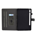 Housse Samsung Galaxy Tab S7 Effet Cuir Design Vintage Housse Samsung Galaxy Tab S7 Effet Cuir Design Vintage