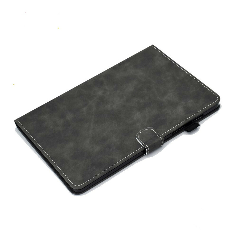 Housse Samsung Galaxy Tab S7 Effet Cuir Design Vintage Housse Samsung Galaxy Tab S7 Effet Cuir Design Vintage