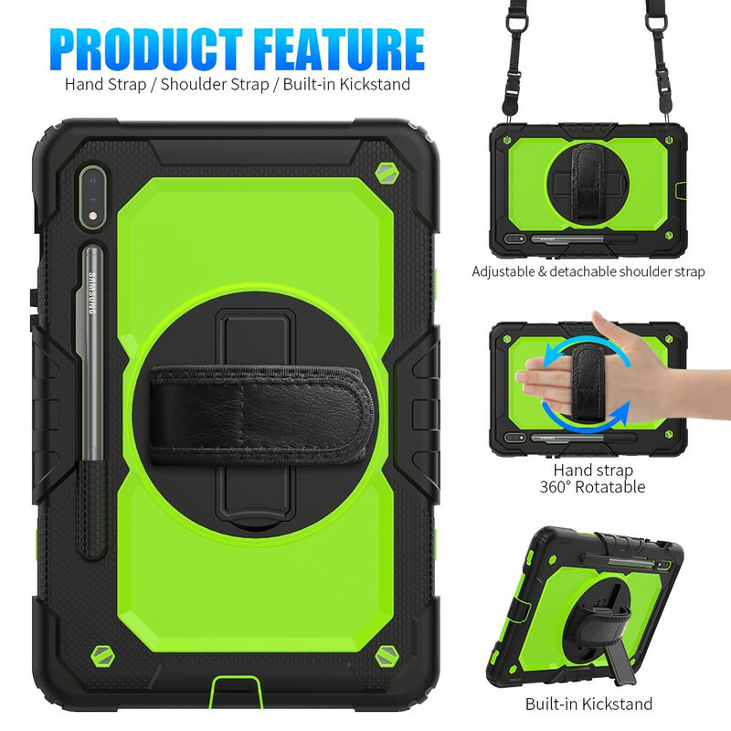 Coque Samsung Galaxy Tab S7 Multi-Fonctionnelle Bicolore 2 Coque Samsung Galaxy Tab S7 Multi-Fonctionnelle Bicolore 2