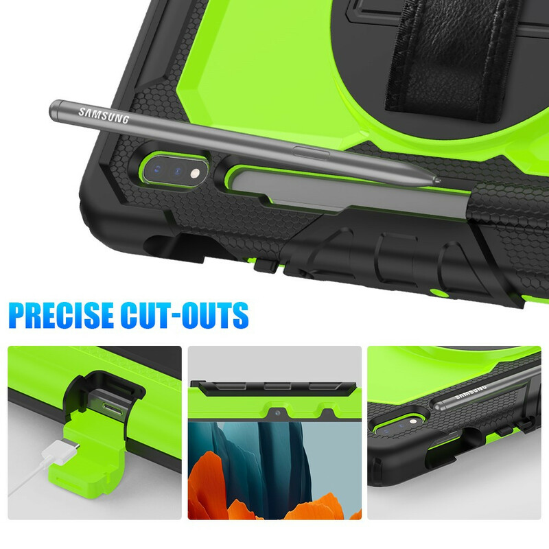 Coque Samsung Galaxy Tab S7 Multi-Fonctionnelle Bicolore 2 Coque Samsung Galaxy Tab S7 Multi-Fonctionnelle Bicolore 2