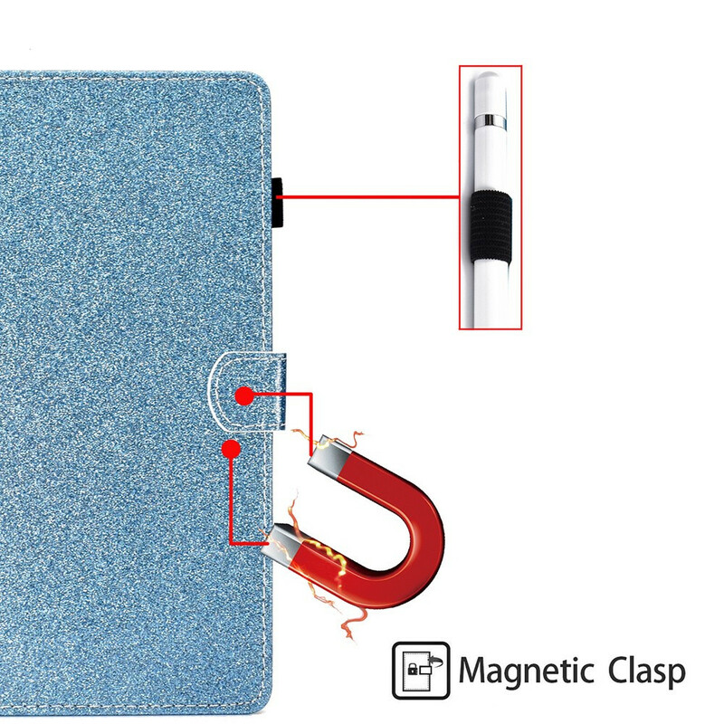 Housse Samsung Galaxy Tab S7 Paillettes Éclatantes Housse Samsung Galaxy Tab S7 Paillettes Éclatantes