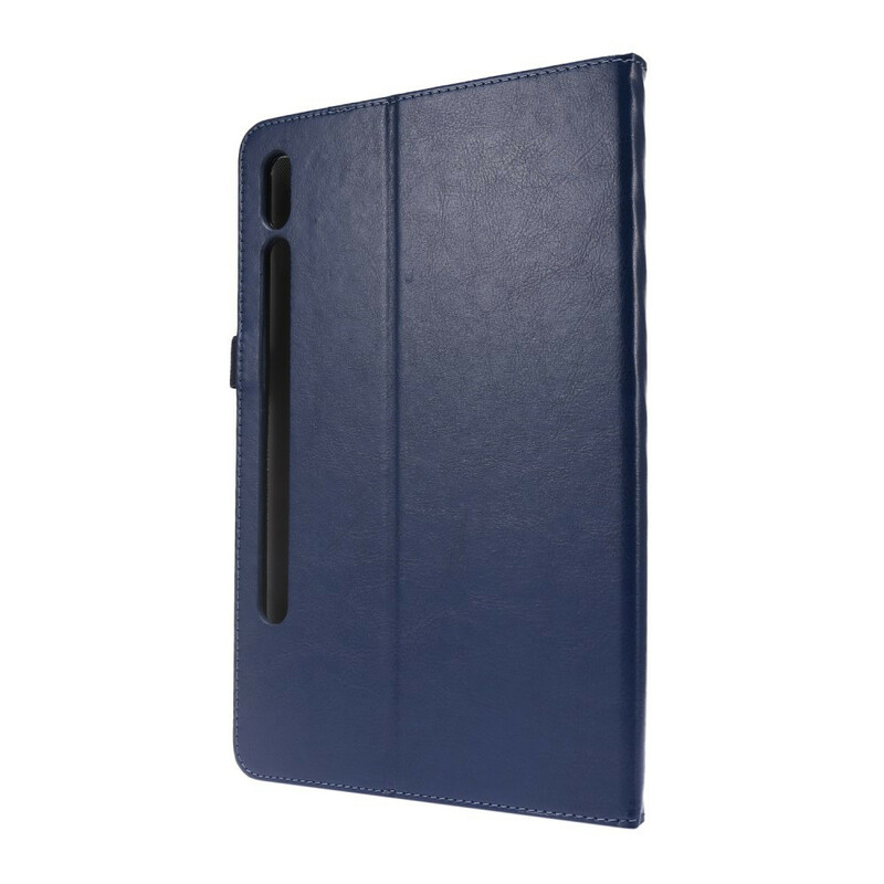 Étui Samsung Galaxy Tab S7 Simili Cuir Classique