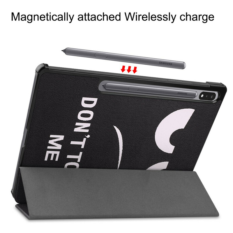Smart Case Samsung Galaxy Tab S7 Plus Renforcée Don't Touch Me Smart Case Samsung Galaxy Tab S7 Plus Renforcée Don't Touch Me