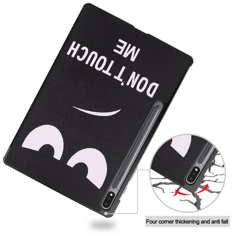 Smart Case Samsung Galaxy Tab S7 Plus Renforcée Don't Touch Me Smart Case Samsung Galaxy Tab S7 Plus Renforcée Don't Touch Me