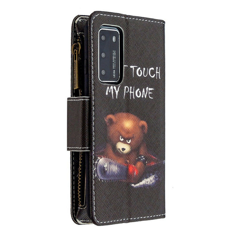 Housse Huawei P40 Poche Zippée Ours Housse Huawei P40 Poche Zippée Ours