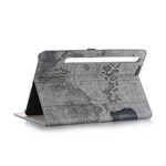 Étui Samsung Galaxy Tab S7 Plus World Map Étui Samsung Galaxy Tab S7 Plus World Map