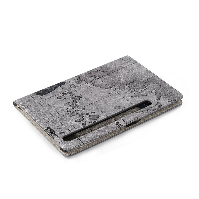 Étui Samsung Galaxy Tab S7 Plus World Map Étui Samsung Galaxy Tab S7 Plus World Map
