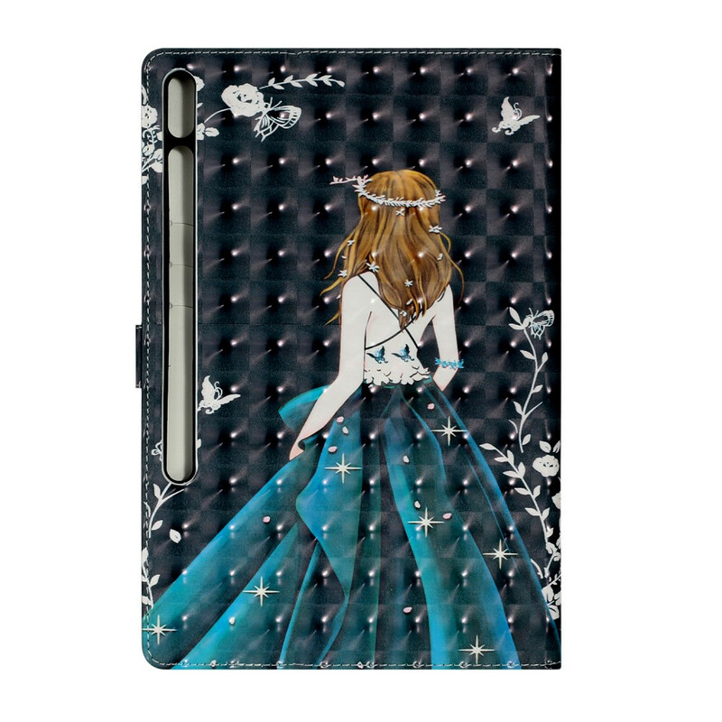 Housse Samsung Galaxy Tab S7 Plus  Jeune Fille