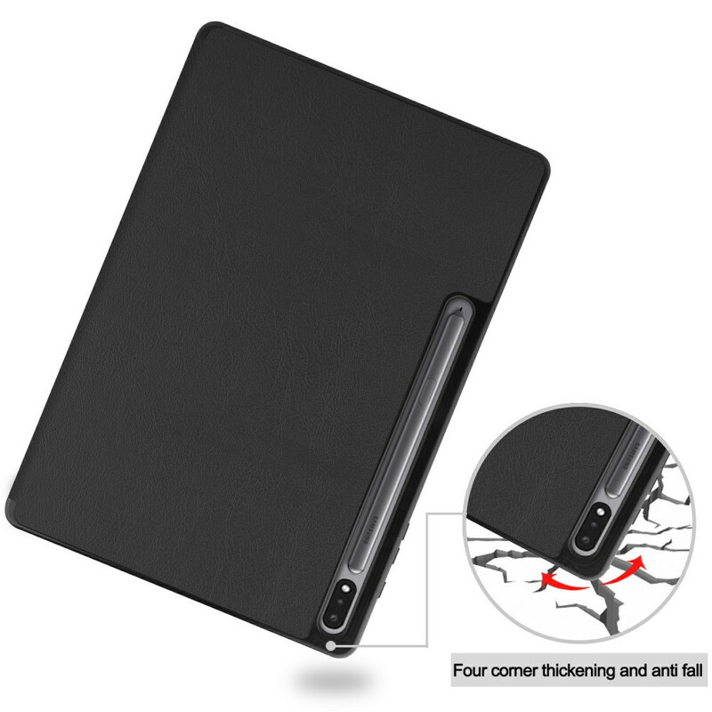 Smart Case Samsung Galaxy Tab S7 Plus Trois Volets Porte-Stylet