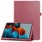Étui Samsung Galaxy Tab S7 Plus Simili Cuir Litchi Étui Samsung Galaxy Tab S7 Plus Simili Cuir Litchi