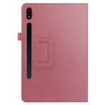 Étui Samsung Galaxy Tab S7 Plus Simili Cuir Litchi Étui Samsung Galaxy Tab S7 Plus Simili Cuir Litchi