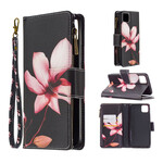 Housse Realme C11 Poche Zippée Fleur Housse Realme C11 Poche Zippée Fleur