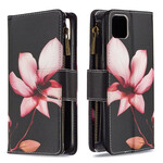 Housse Realme C11 Poche Zippée Fleur Housse Realme C11 Poche Zippée Fleur