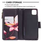 Housse Realme C11 Poche Zippée Fleur Housse Realme C11 Poche Zippée Fleur