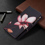 Housse Realme C11 Poche Zippée Fleur Housse Realme C11 Poche Zippée Fleur