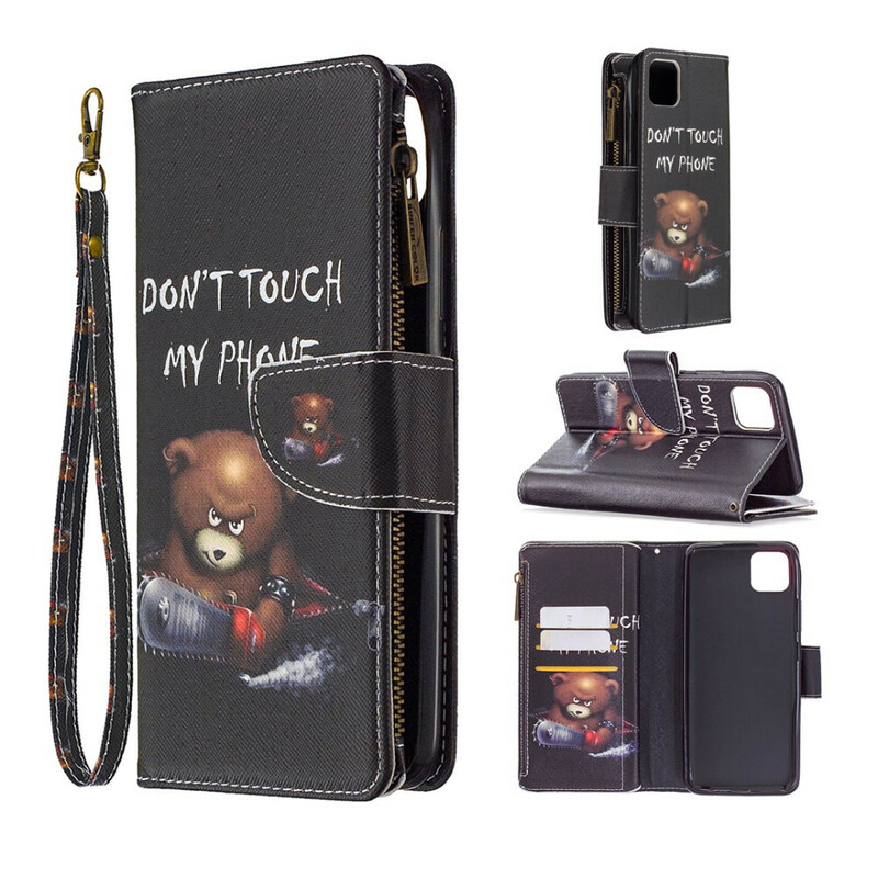 Housse Realme C11 Poche Zippée Ours Housse Realme C11 Poche Zippée Ours