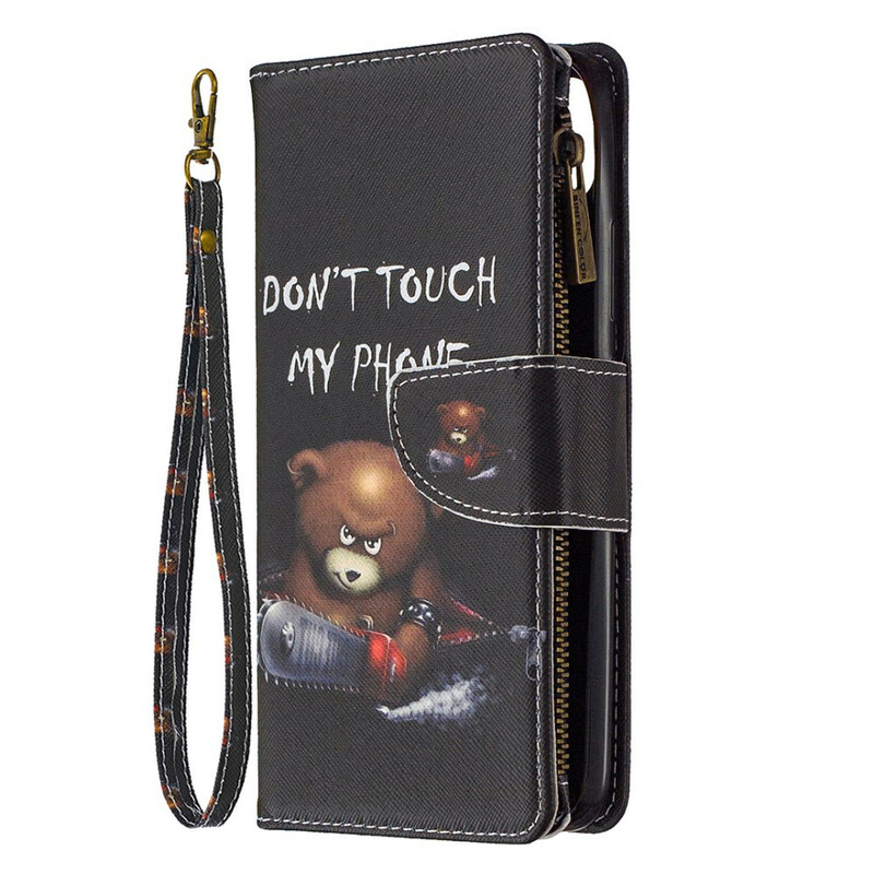 Housse Realme C11 Poche Zippée Ours Housse Realme C11 Poche Zippée Ours