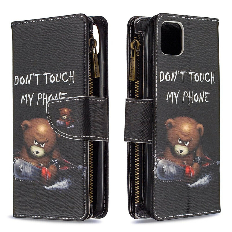 Housse Realme C11 Poche Zippée Ours Housse Realme C11 Poche Zippée Ours