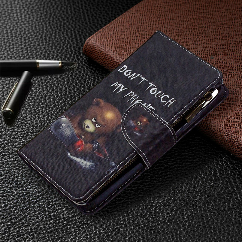 Housse Realme C11 Poche Zippée Ours Housse Realme C11 Poche Zippée Ours