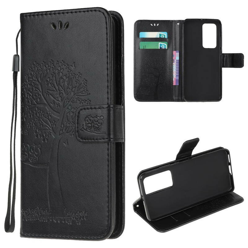 Housse Xiaomi Mi 10T / 10T Pro Arbre et Hiboux à Lanière Housse Xiaomi Mi 10T / 10T Pro Arbre et Hiboux à Lanière