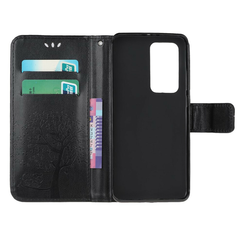 Housse Xiaomi Mi 10T / 10T Pro Arbre et Hiboux à Lanière Housse Xiaomi Mi 10T / 10T Pro Arbre et Hiboux à Lanière