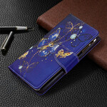 Housse Realme C11 Poche Zippée Papillons Dorés Housse Realme C11 Poche Zippée Papillons Dorés